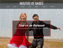 Tablet Screenshot of mouthsofbabesmusic.com